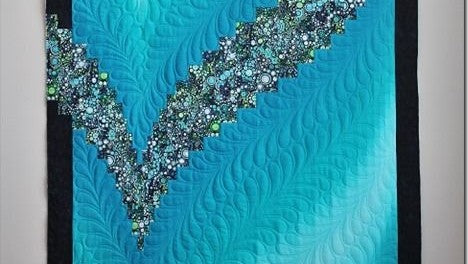 [Class] Two-Fabric Bargello