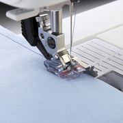 Clear 1/4" Right Guide Foot w/IDT