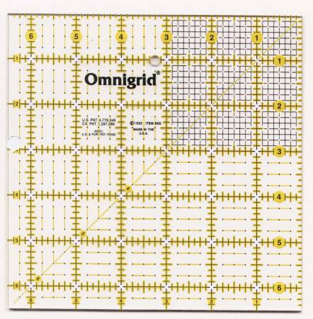 Omnigrid Ruler | 6.5" Square