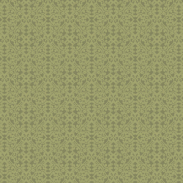 Damask Diamond | Light Basil