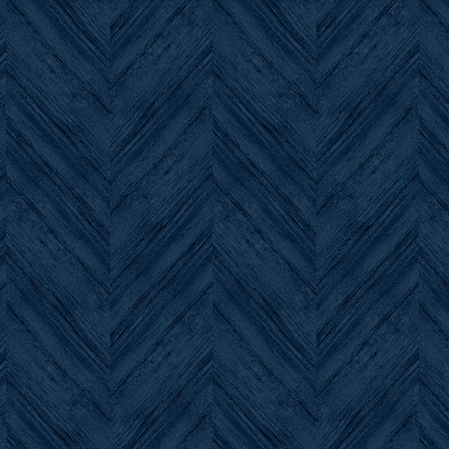 Herringbone Wood | Blue