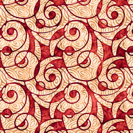 Adagio | Red Packed Swirl