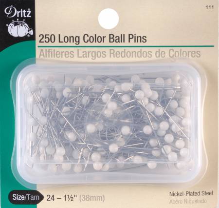 Long Color Ball Pins | 1.5"