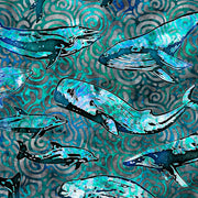 Aquatica | Teal Whales