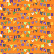 Orange Halloween Flags