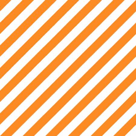 Orange/White Witchy Stripe