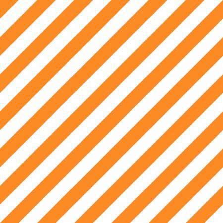Orange/White Witchy Stripe