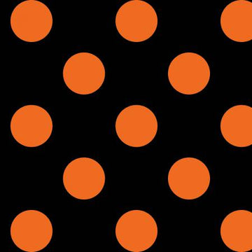 Black/Orange Dots