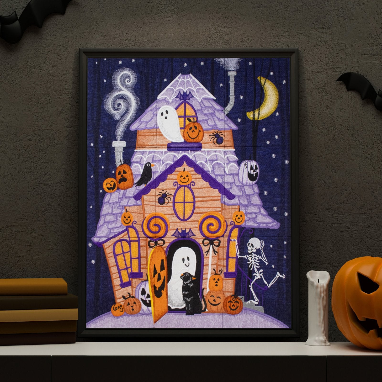 Boo Manor Tiling Scene
