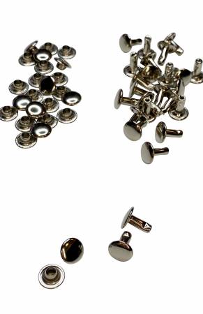 Double Cap Rivets | Nickel