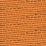 Mad Masquerade | Orange Wavy Words