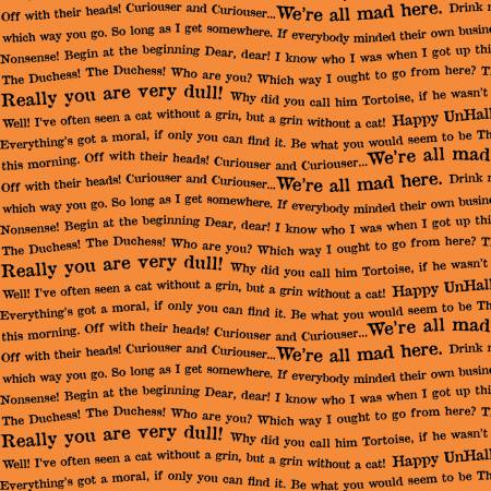 Mad Masquerade | Orange Wavy Words