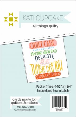 Sew In Labels | Quilty Instructions