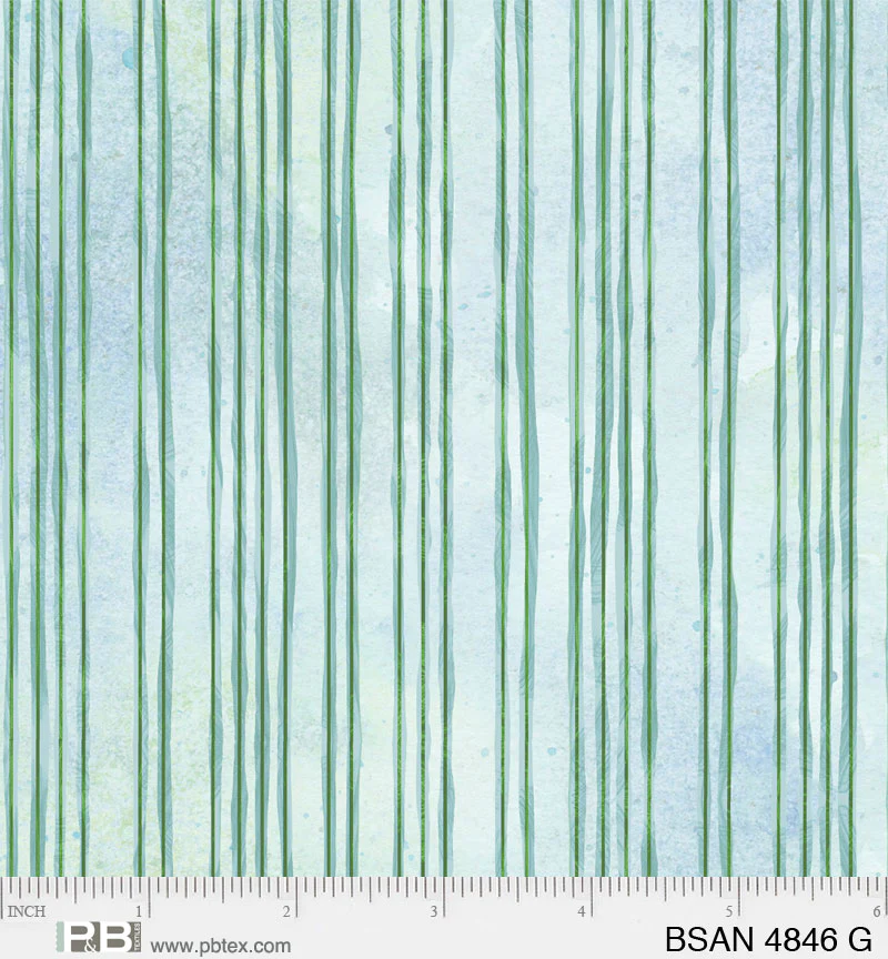 Baby Safari Animals | Teal Stripe