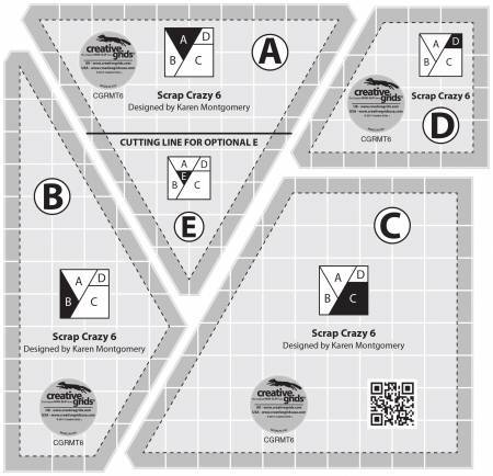 Scrap Crazy Templates 6"
