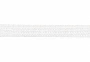 1" Cotton Webbing | White