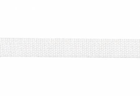 1" Cotton Webbing | White