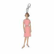 Pink Vintage Lady Charm