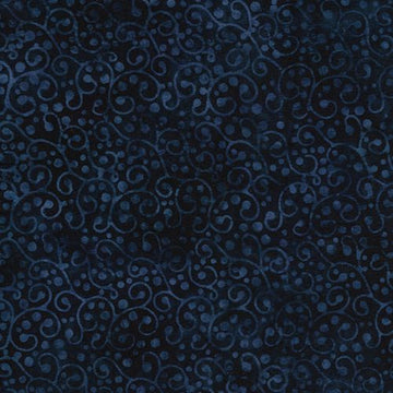 Let It Snow | Midnight Blue Dot Swirl