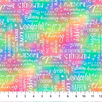 Inspired | Rainbow Words