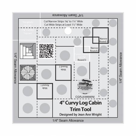 Curvy Log Cabin Trim Tool | 4"