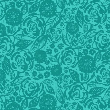 Santa Monica Floral | Teal