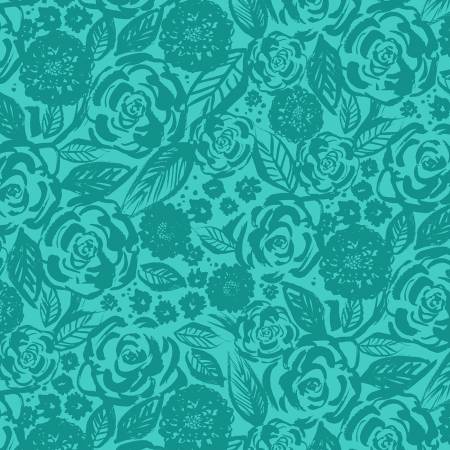 Santa Monica Floral | Teal