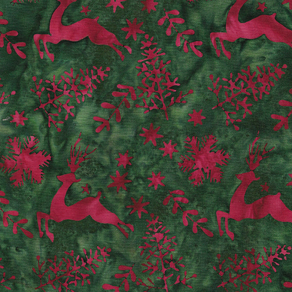 Holiday at Home | Deer - Green/Red