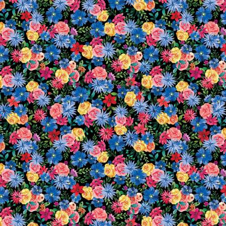 Farmers' Market | Flower Garden - Black