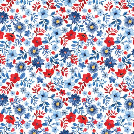 FF&F | Patriotic Flowers - White