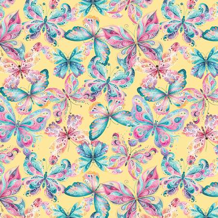Faith & Grace | Dreamy Butterflies - Yellow