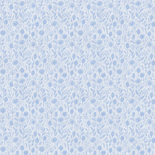 Textured Tonals | Garden Buds - Blue
