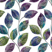 Go w/ the Flow | Mosaic Leaves - White