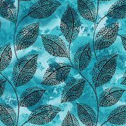 Go w/ the Flow | Mosaic Leaves - Turquoise
