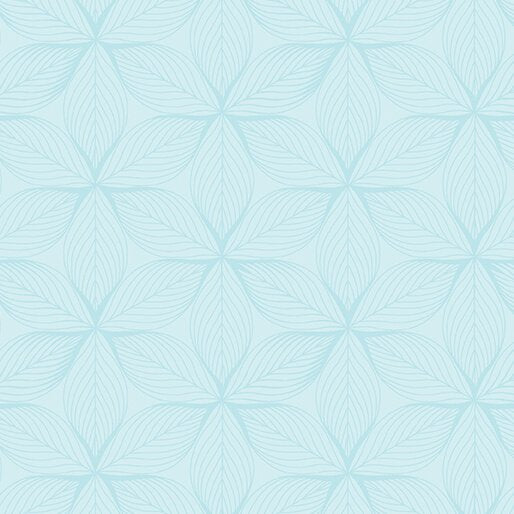 Go w/ the Flow | Star Leaves - Lt. Turquoise