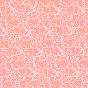Meow Meow Meow | Packed Cats - Coral