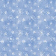 Let It Snow-Man | Snowflakes All Over - Light Blue