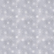 Let It Snow-Man | Snowflakes All Over - Gray