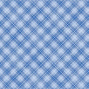 Let It Snow-Man | Plaid - Blue