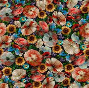 Floral Embrace - Large Floral X