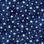 Snowman Holiday | Stars - Navy