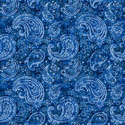 American Tapestry | Paisley - Blue