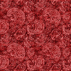 American Tapestry | Paisley - Red