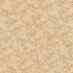 Cornucopia Harvest | Delicate Scroll - Tan