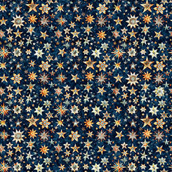 Bohemian Sunrise | Stars - Navy