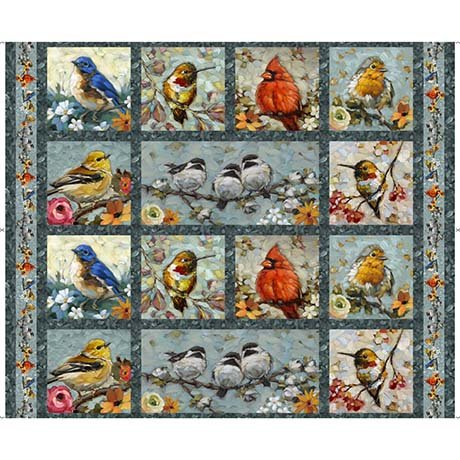 Joyful Garden | Bird Picture Patches