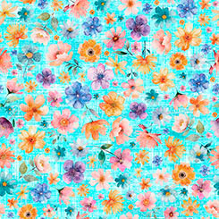 Udderly Adorable | Flower Toss - Lt Turquoise