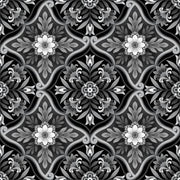 Scarlet's Treasure | Foulard Tiles - Black