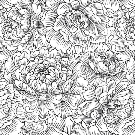 Scarlet's Treasure | Peony Monotone - White/Black
