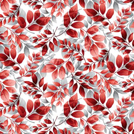 Scarlet's Treasure | Leaves - White/Red